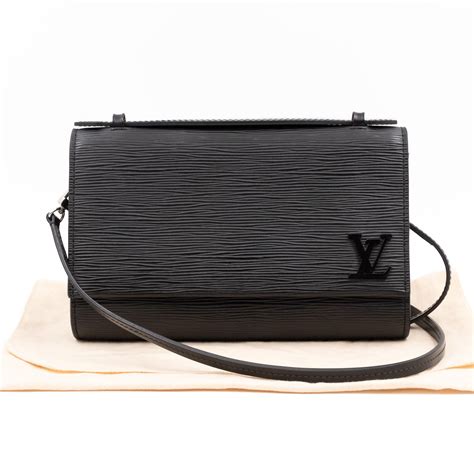 LOUIS VUITTON Epi Clery Black 1482304 